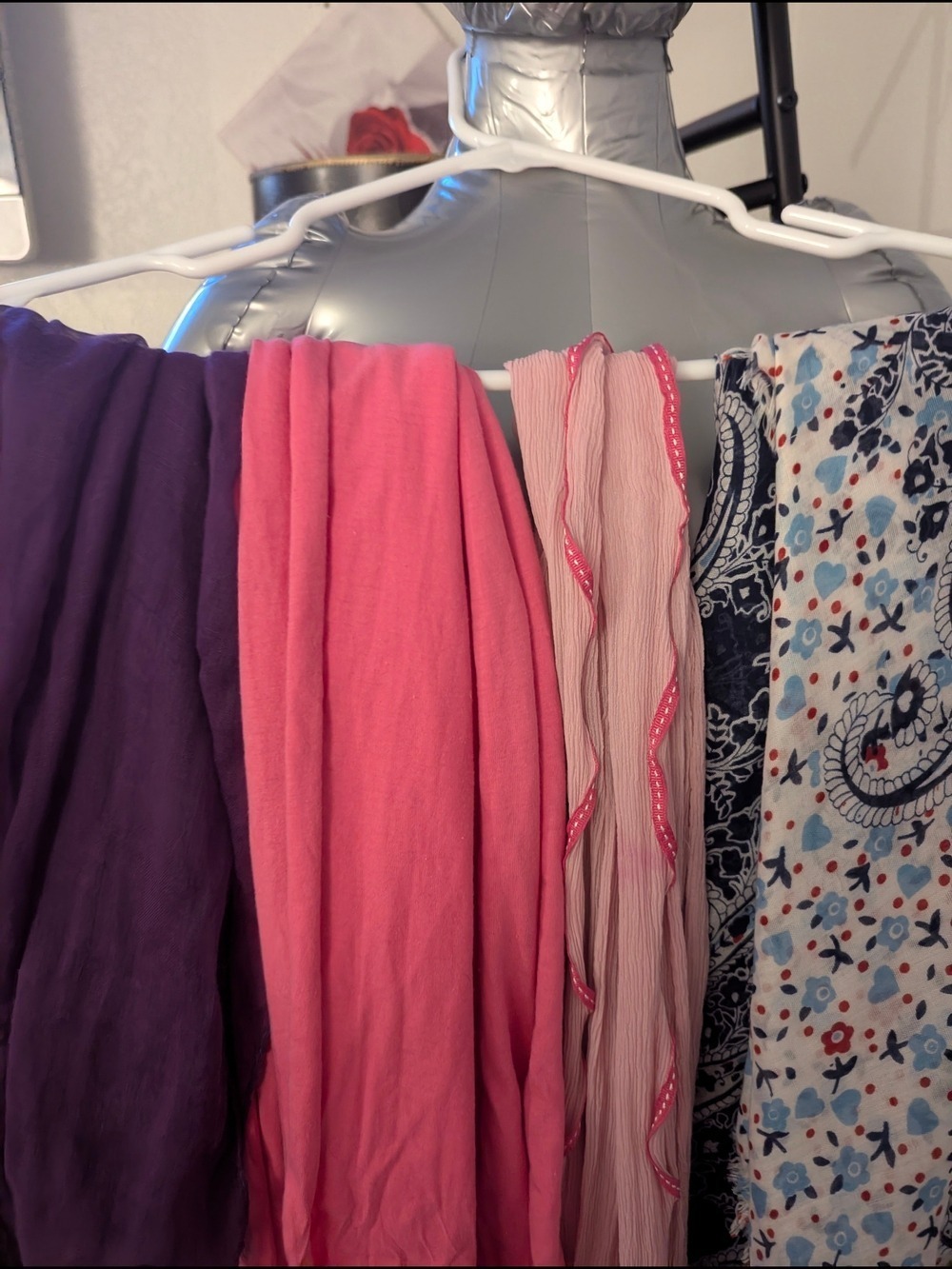 Scarves, Scarves, Scarves- 25 Scarves: Various Colors, Patterns - Mixed Textures - Picture 3 of 8